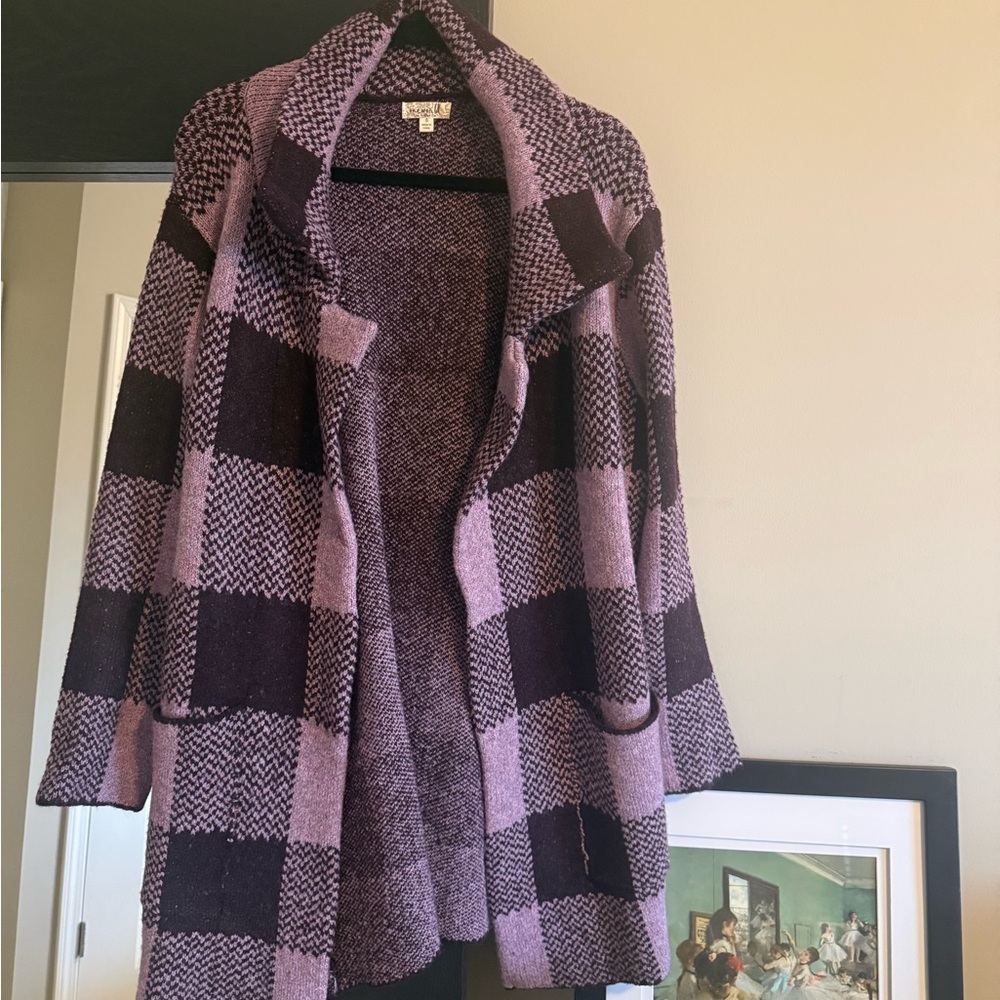 Plaid Purple Women's Shacket